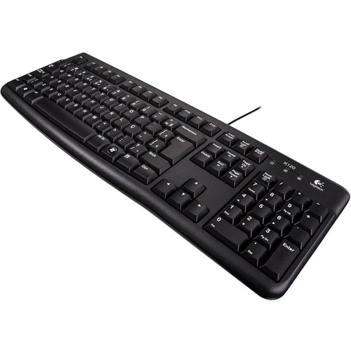 Teclado Logitech K120 USB Preto Abtn2 - 920-004423