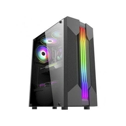 Gabinete Gamer K-mex Bifrost 1A9 RGB Preto Cg01a9 Cg01a9rh0010box