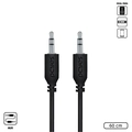 Cabo P2 3.5mm x P2 3.5mm Puro Cobre 28awg Pcyes 60cm - P35m-06