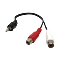 Cabo De Audio Para Tv Led Samsung 2rca f + P2 Estereo 15 Cm