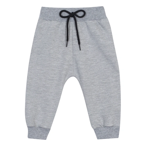 Calça Moletom Bebê Lisa Mescla Randa Mundu - Masculina