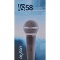 Microfone de Mão Dinâmico Leson Champanhe - Ls58