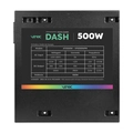 Fonte Gamer Dash 500w Preto Com Fan Led Rgb - Vfg500wpr