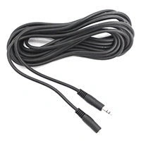 Cabo P2 Macho Stereo x J2 Femea Stereo 1,80m Preto Gold Granel