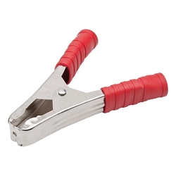 Garra Jacare Bateria Grande 100a - 10,5 Cm - Vermelha