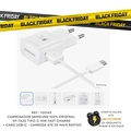 Carregador Samsung 100% Original EP-TA20 Tipo-C 15W Fast Charge + Cabo USB-C - Carrega até 3x mais rápido