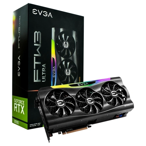 Placa de Vídeo GeForce RTX3090 FTW3 Ultra 24GB GDDR6X PCI-Express RGB - EVGA