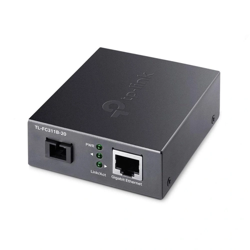 Conversor de Midia 20km Wdm Gigabit Tl-fc311b-20 Smb