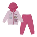 Conjunto Moletom Flanelado Jaqueta com Capuz Cute Bear Taita - Feminino