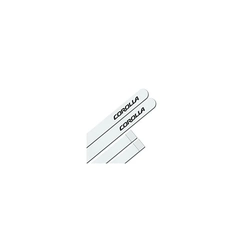 Friso Lateral Flash 5729 Para Corolla Branco 4 Peças