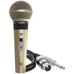 Microfone Profissional Sm58 P4 Champanhe