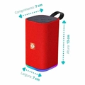 Caixa De Som Bluetooth Cs-m31btl 5w Rms Usb Vermelho