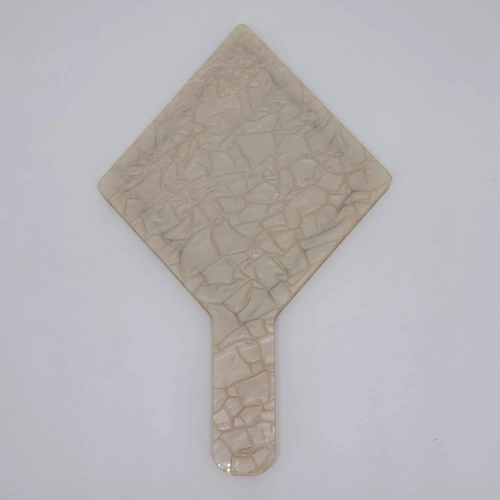 Espelho Perolado - Logo alto relevo inicial ou desenho