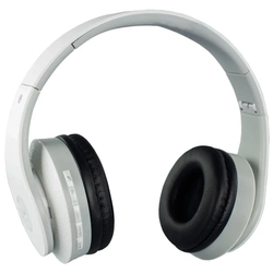 Fone Headphone Bluetooth Led Branco Entrada Cartao F-038b Hoopson