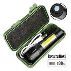 Lanterna Led  Recarregável (Lateral Led)