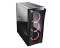 Gabinete Gamer Cougar MX660-T RGB, Mid Tower, Vidro Temperado, Black, ATX, 3x Fans, 385BMS0-0005