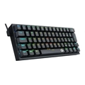 Teclado Mecânico Gamer Redragon Fizz RGB Black Switch Vermelho - K617-rgb-b