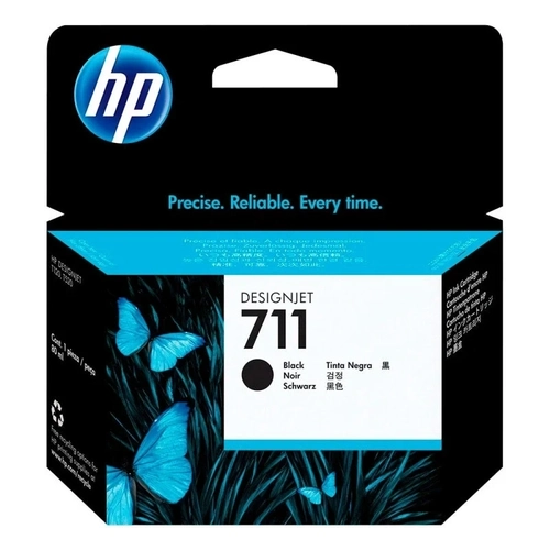 Cartucho De Tinta Hp 711 Preto Pluk 38ml - Cz129ab