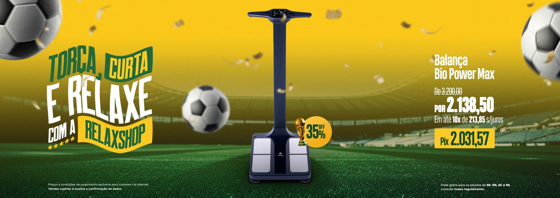 Balança de Bioimpedância Power max 