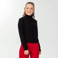 Blusão Tricot Aveludado Cativa - Feminino