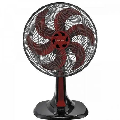 Ventilador De Mesa Ventisol Turbo 6 30cm Vermelho 220v