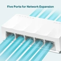 Switch de Mesa Tp-link C/ 5 Portas Fast 10/100 Mbps - Ls1005