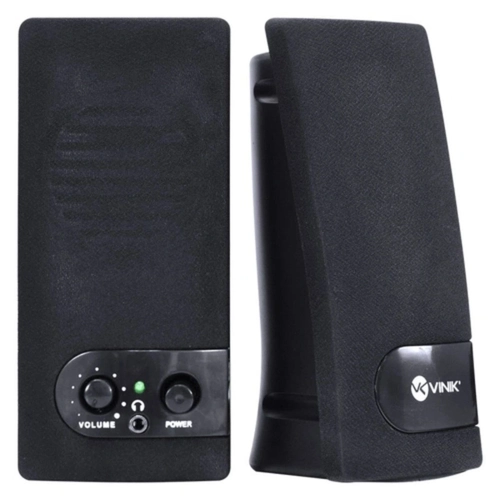 Caixa de Som  6w Rms Usb 2.0 One Preta Vs-202 - Vinik