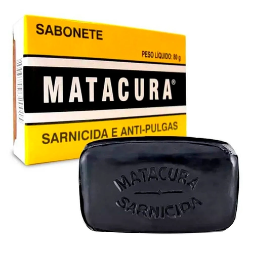 Sabonete Sarnicida Matacura 80g para cães