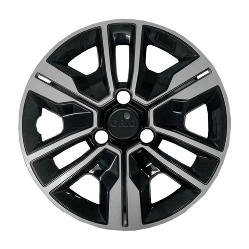 Calota Grid Aro 14 a 880 Ar-pbp-u Renault Kwid Outsider 2023 Preto/prata