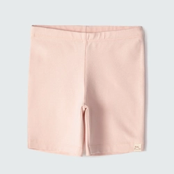Bermuda Ciclista Lisa Rosa Claro Hering - Feminina