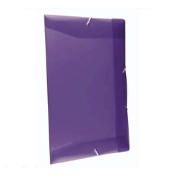 Pasta Aba Elástico Plástica Roxo Oficio Line Dello