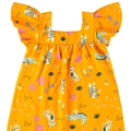 Vestido Regata Malwee Meu Jardim Tem Bicho De Montão Feminino - Amarelo