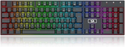 Teclado Gamer Redragon Devarajas RGB  USB Tipo-C (PT-BROWN) - K556RGB