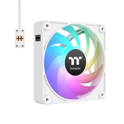 Kit Cooler Fan Thermaltake CT120 EX, Snow, 3x fans (3x120mm), ARGB - CL-F190-PL12SW-A
