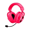 Headset Logitech G Pro X2,  Sem Fio, Lightspeed, USB, Rosa - 981-001274