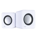Caixa de Som 2.0 Usb 5v 2x 1w Com Controlador de Volume Branca - Vs-01b