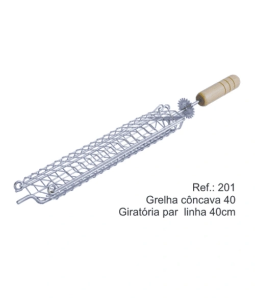 Grelha Concava Lobo 40 cm Giratoria
