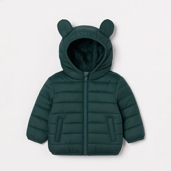 Jaqueta Puffer Peluciada Infantil com Orelhinhas Grand Bazar - Masculina