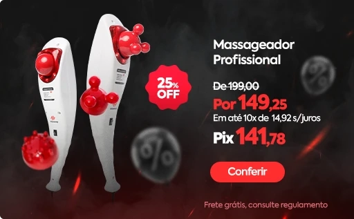 Massageador Profissional - Promoção Relax Friday