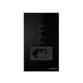 Tomada Simples 10a Smart Wi-fi Ets 2002 Preto 4850069