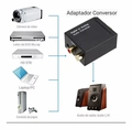 Adaptador Conversor Ótico Optico Novo Digital Para Rca