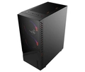 Gabinete Gamer Set Black Vulcan - Lateral Em Vidro - Pcyes - Gsbvpbr