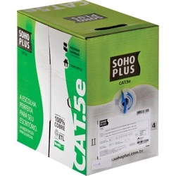 Cabo Lan Cat5e U/utp 24awg Cmx 305m Az 23200099