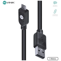 Cabo USB x Micro Usb-b 2.0 Vinik 1 Metro - Musb-1