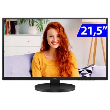 Monitor Aoc Led 22b3hmf 21.1p Hdmi Vga Ajust Alt - 22b3hmf