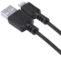 Cabo USB-A 2.0 x Lightning Iphone Com Certificado MFI Pcyes 1 Metro Preto - PUALP-01