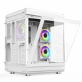 Gabinete Gamer Liketec Unreal Snow White Cube Design Mid Tower Vidro Temperado