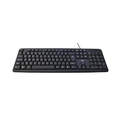 Teclado Com Fio Tf300 Design Slim Conexao Usb Cabo de 150cm Resistente Agua Preto Tc065
