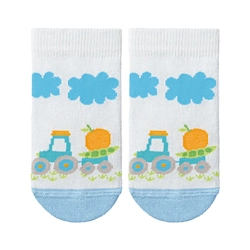 Meia Bebê Estampada Divertida Leke - Masculina