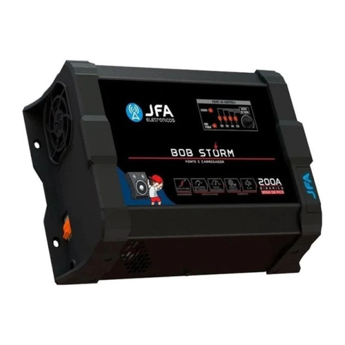 Fonte e Carregador De Bateria Jfa 200a Bob Storm Bivolt